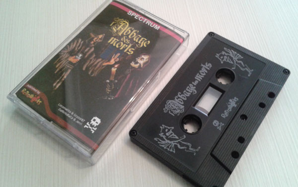 l'Abbaye des Morts ported to Spectrum ZX and edited in cassette format by @RetroWorks