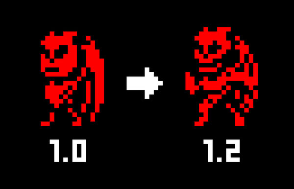 A proof that there's is room for improvement even in 1-bit sprites